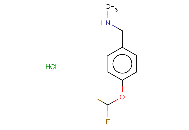 {[4-(difluoromethoxy)phenyl]methyl}(methyl)amine hydrochloride