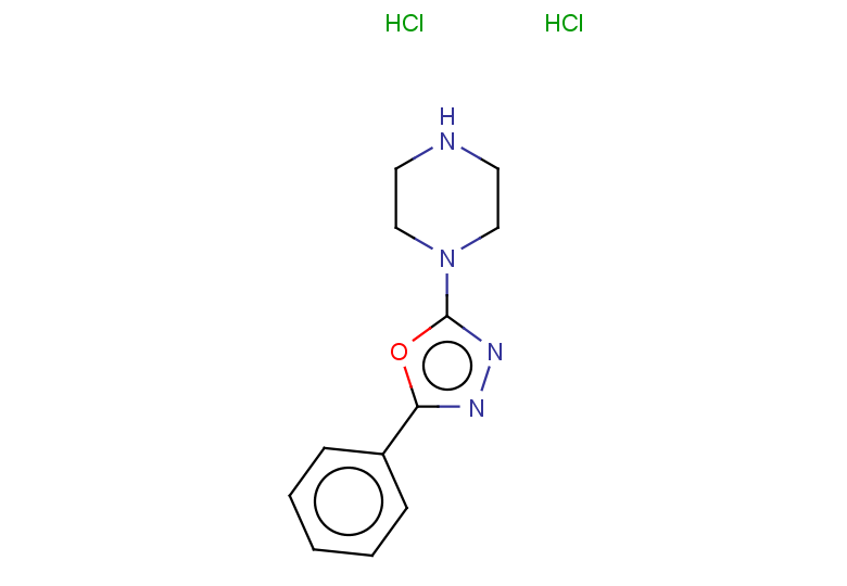 1-(5-phenyl-1,3,4-oxadiazol-2-yl)piperazine dihydrochloride