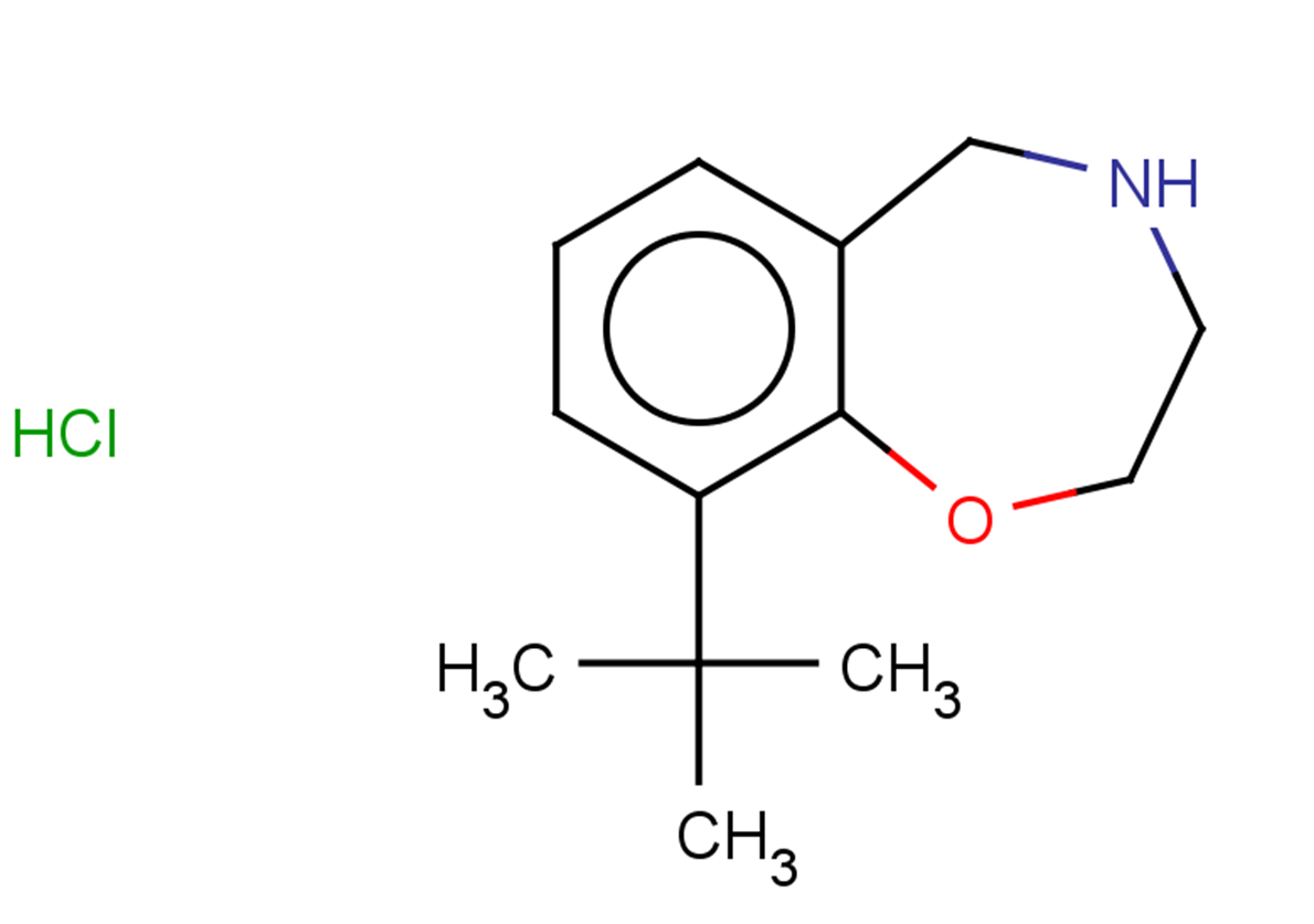 9-tert-butyl-2,3,4,5-tetrahydro-1,4-benzoxazepine hydrochloride