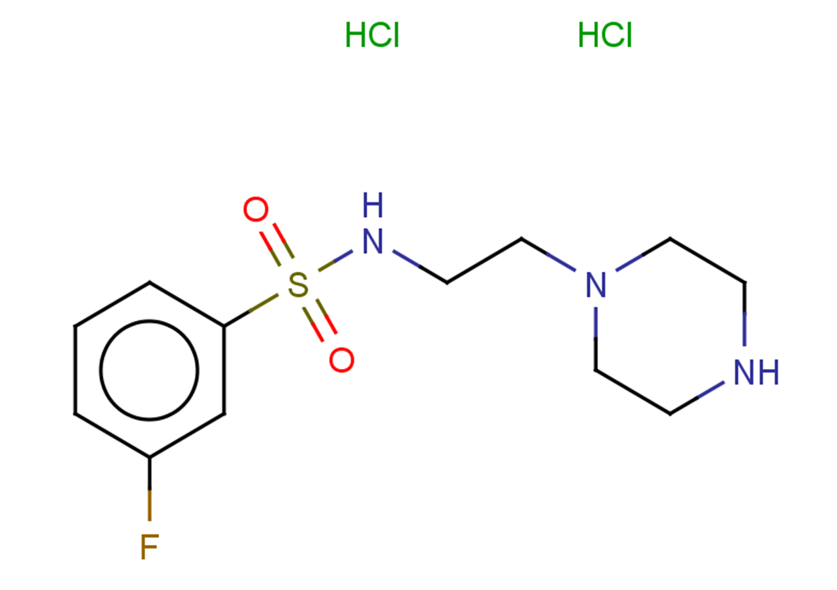 3-fluoro-N-[2-(piperazin-1-yl)ethyl]benzene-1-sulfonamide dihydrochloride
