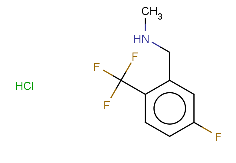 {[5-fluoro-2-(trifluoromethyl)phenyl]methyl}(methyl)amine hydrochloride