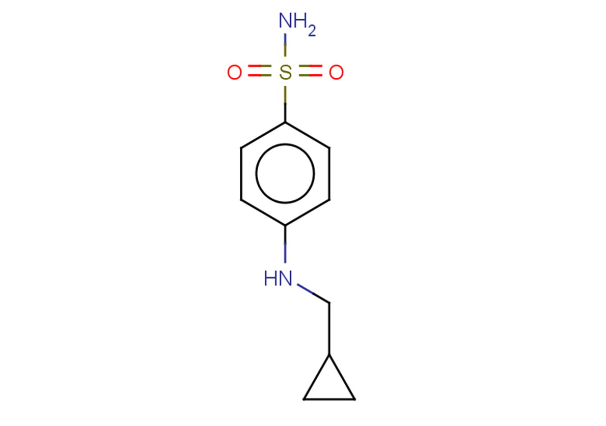 4-[(cyclopropylmethyl)amino]benzene-1-sulfonamide