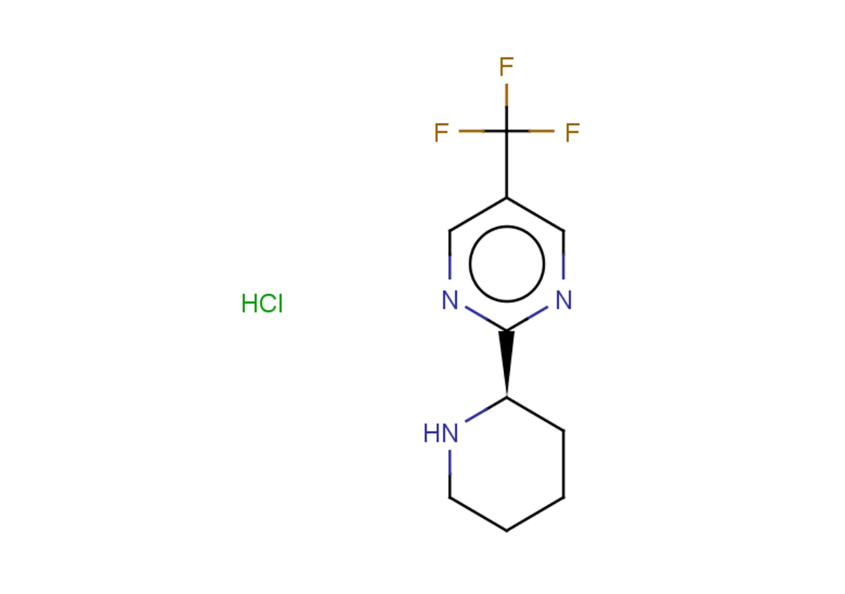 rel-2-[(2R)-piperidin-2-yl]-5-(trifluoromethyl)pyrimidine hydrochloride
