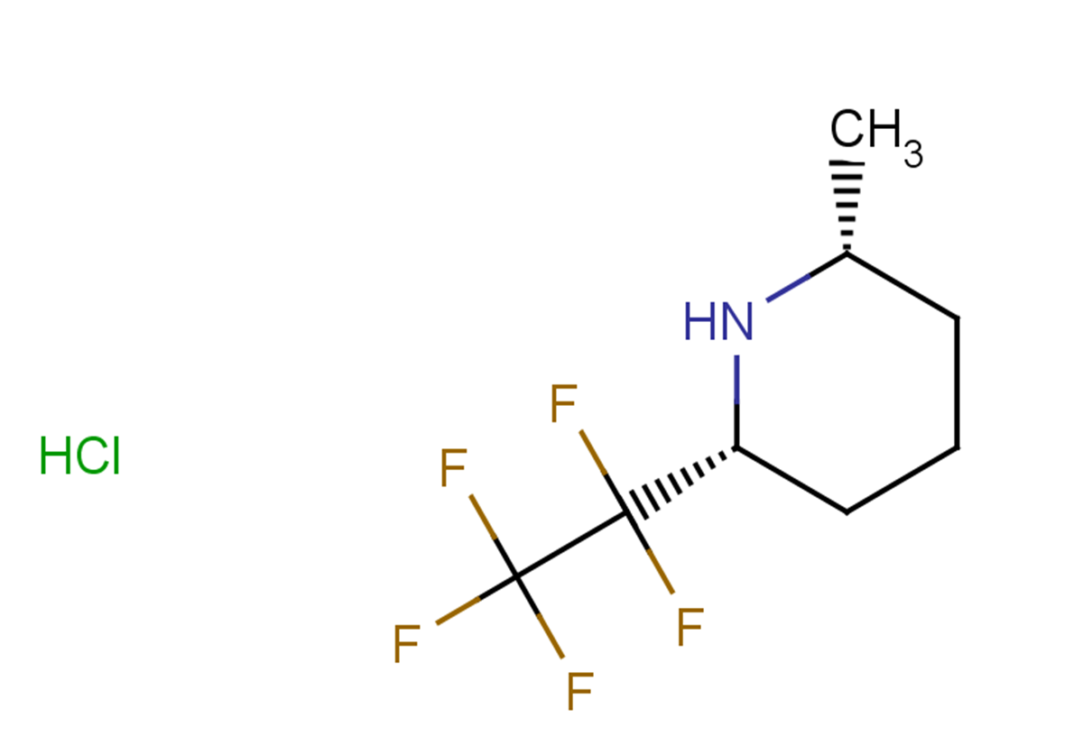 rac-(2R,6R)-2-methyl-6-(1,1,2,2,2-pentafluoroethyl)piperidine hydrochloride, cis