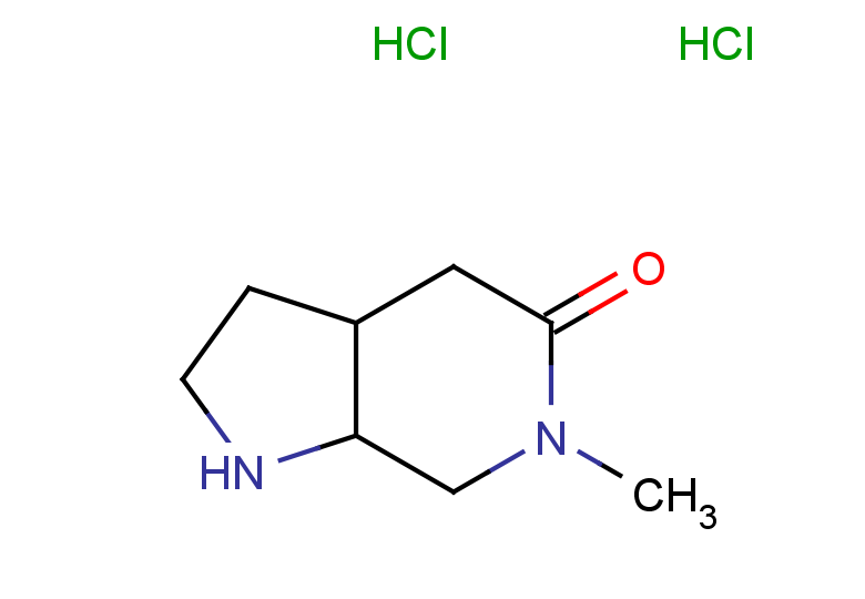 6-methyl-octahydro-1H-pyrrolo[2,3-c]pyridin-5-one dihydrochloride, Mixture of diastereomers