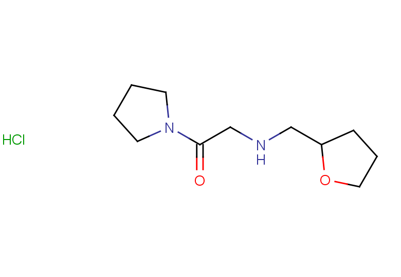 2-{[(oxolan-2-yl)methyl]amino}-1-(pyrrolidin-1-yl)ethan-1-one hydrochloride