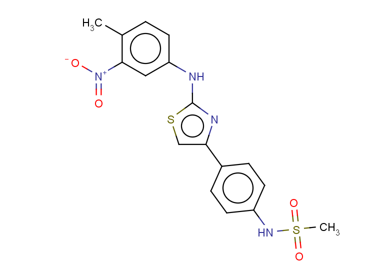 N-(4-{2-[(4-methyl-3-nitrophenyl)amino]-1,3-thiazol-4-yl}phenyl)methanesulfonamide