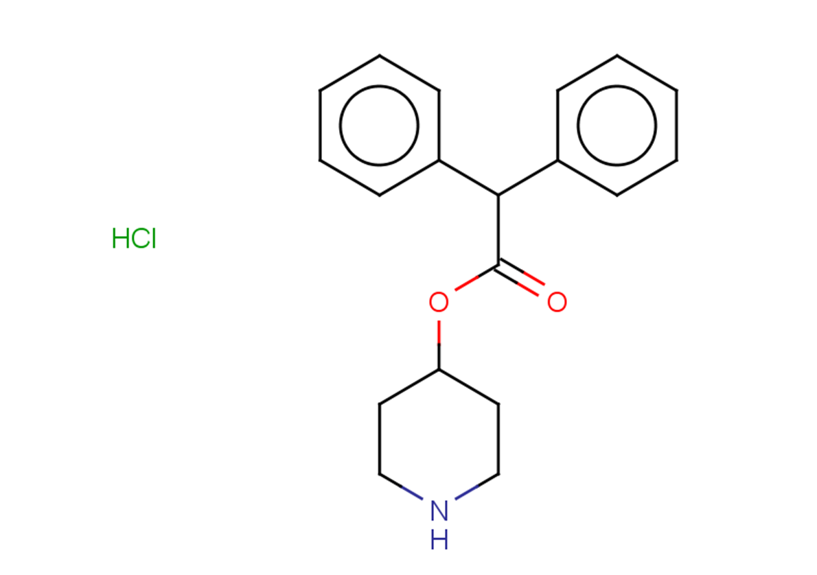piperidin-4-yl 2,2-diphenylacetate hydrochloride