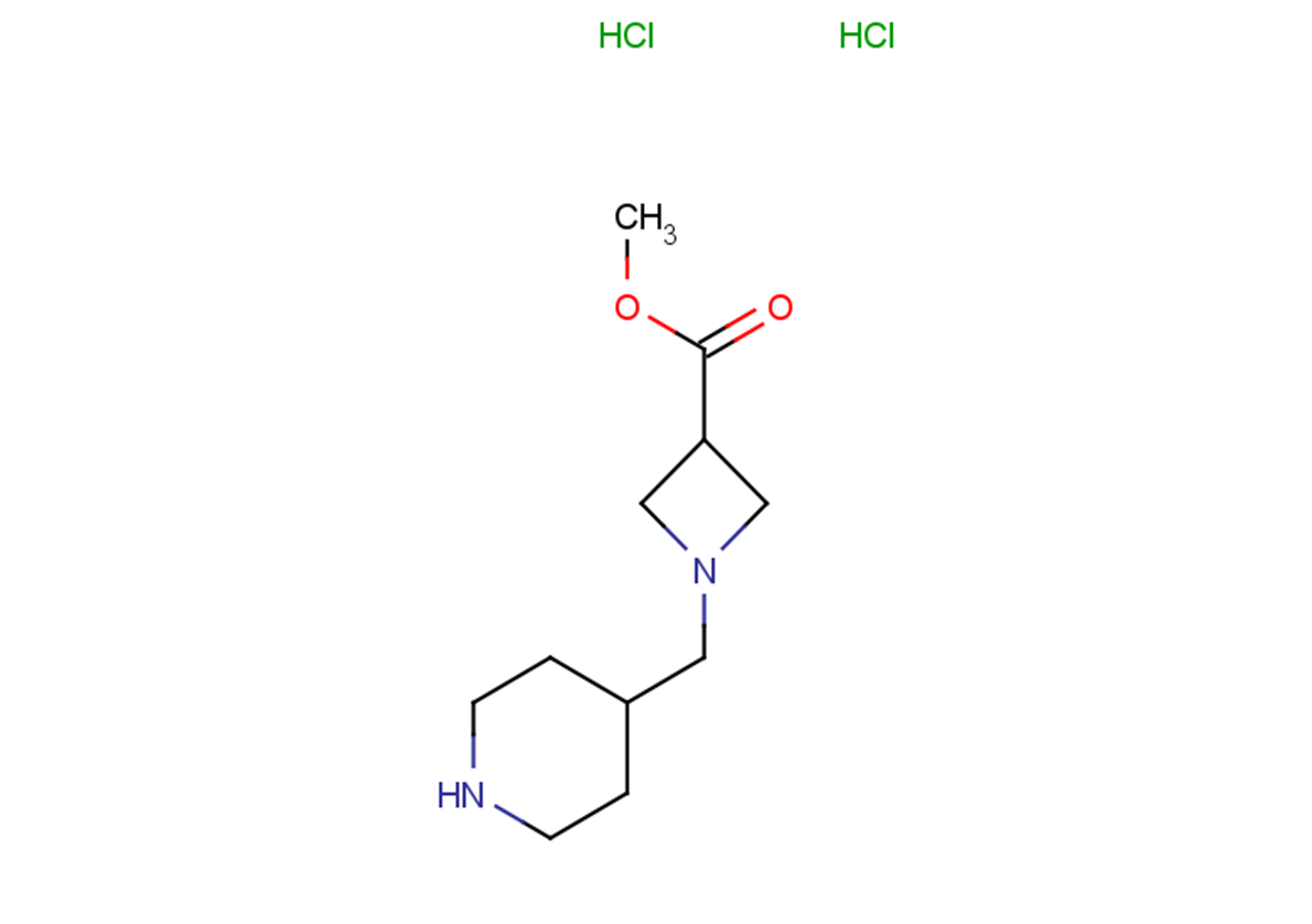 methyl 1-[(piperidin-4-yl)methyl]azetidine-3-carboxylate dihydrochloride