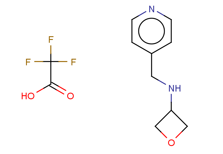 N-[(pyridin-4-yl)methyl]oxetan-3-amine, trifluoroacetic acid