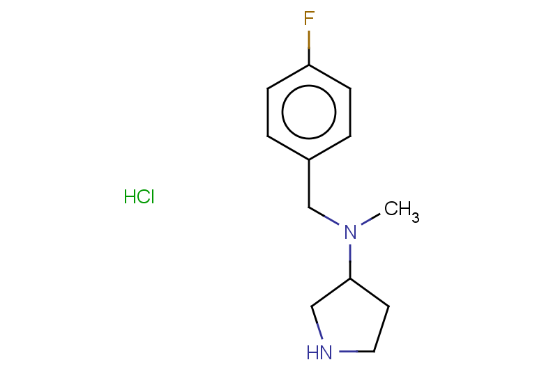 N-[(4-fluorophenyl)methyl]-N-methylpyrrolidin-3-amine hydrochloride