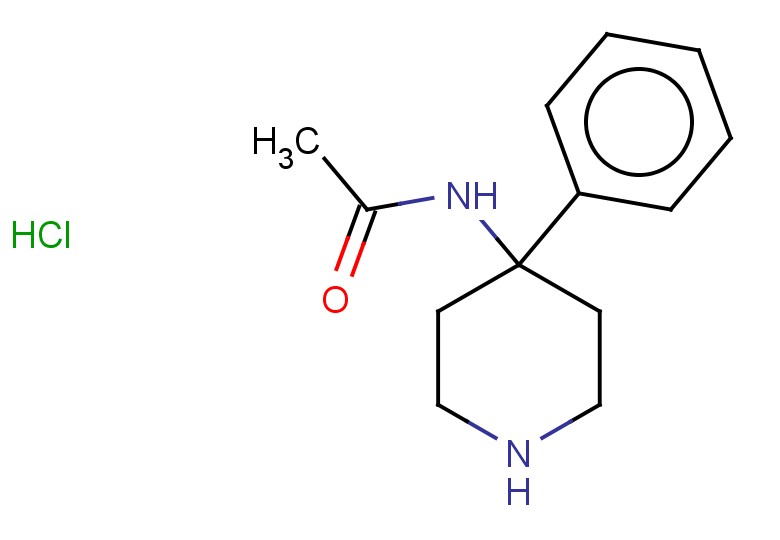 N-(4-phenylpiperidin-4-yl)acetamide hydrochloride