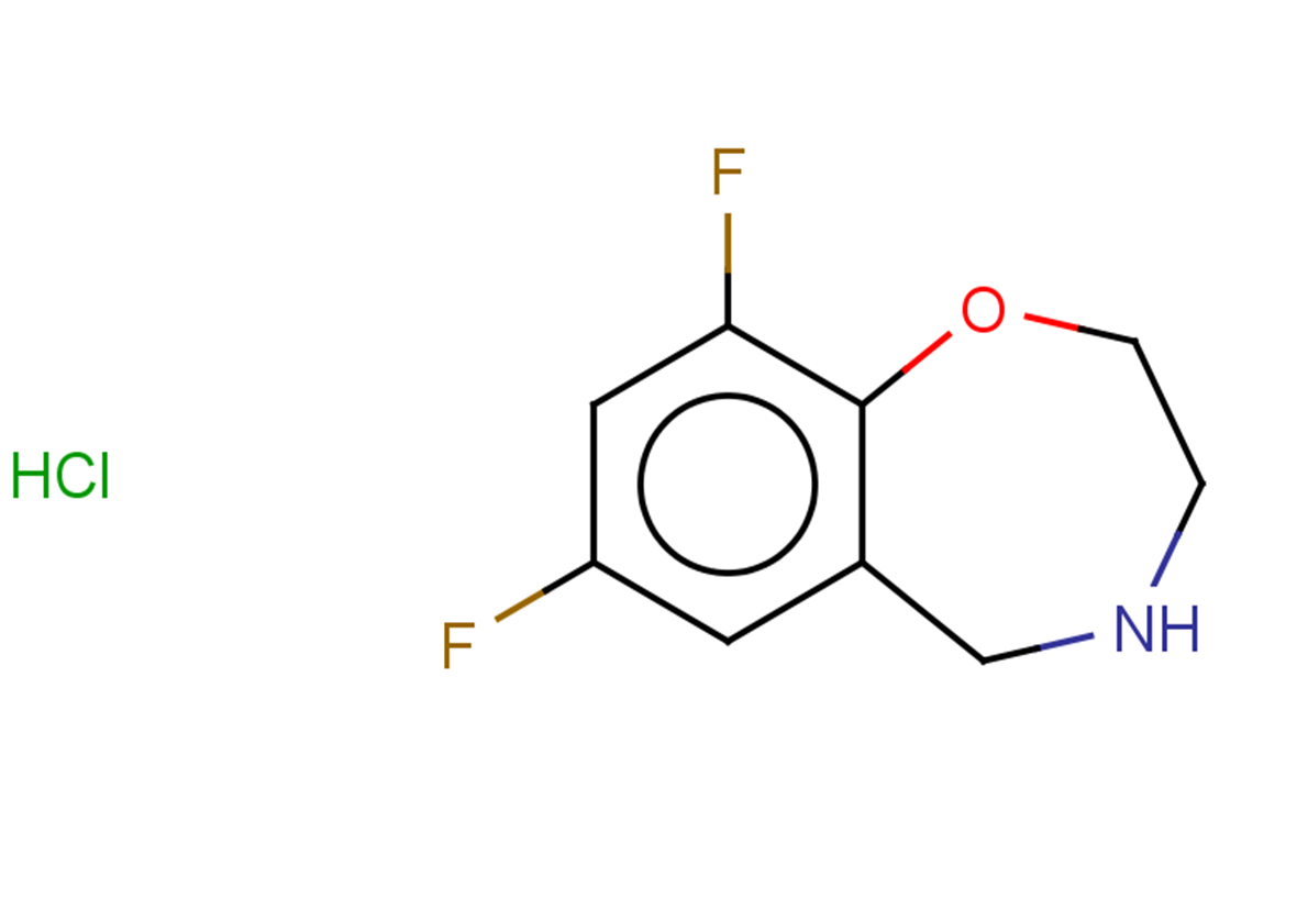 7,9-difluoro-2,3,4,5-tetrahydro-1,4-benzoxazepine hydrochloride