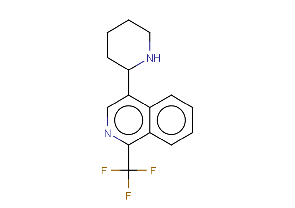 4-(piperidin-2-yl)-1-(trifluoromethyl)isoquinoline