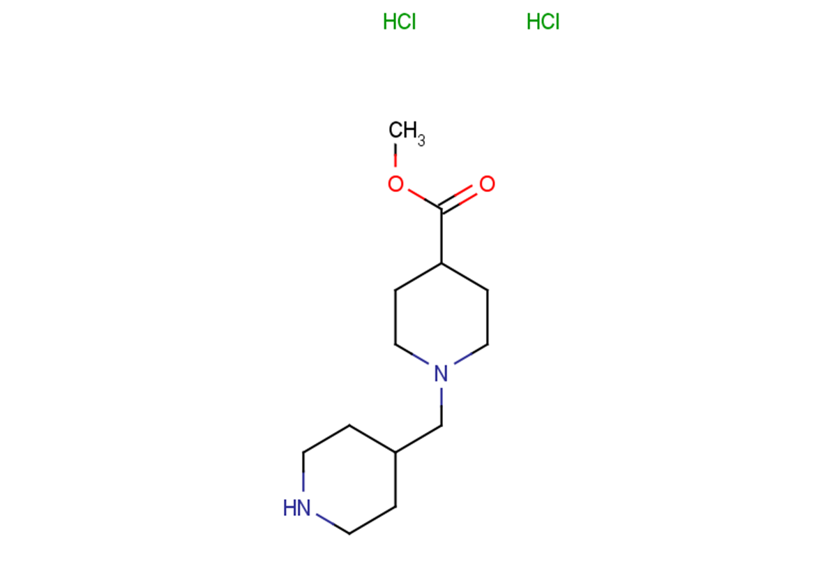 methyl 1-[(piperidin-4-yl)methyl]piperidine-4-carboxylate dihydrochloride