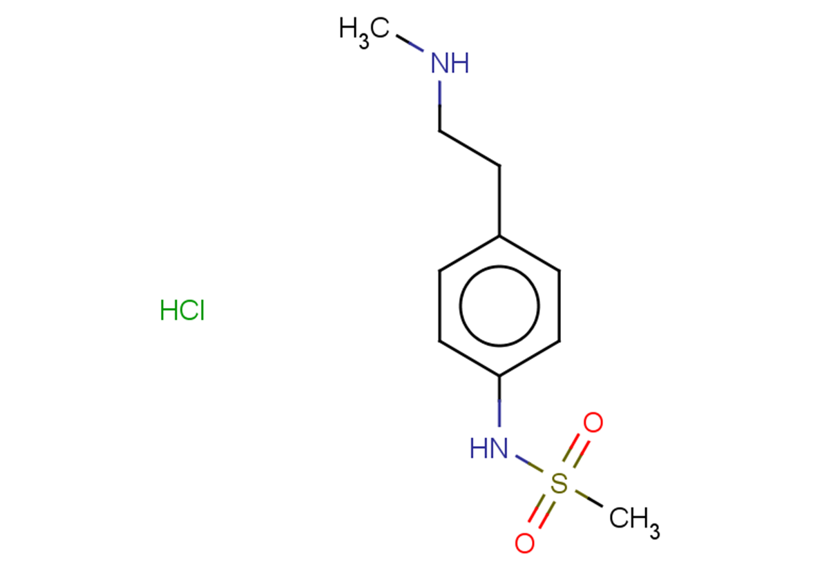N-{4-[2-(methylamino)ethyl]phenyl}methanesulfonamide hydrochloride