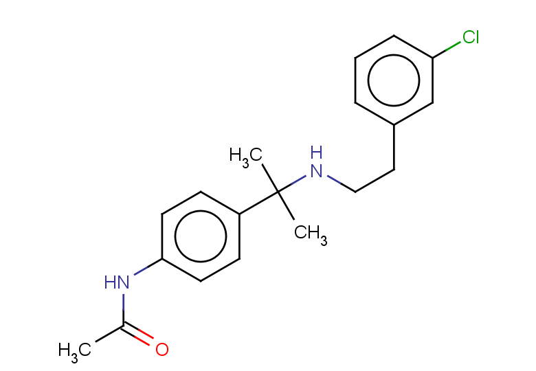 N-[4-(2-{[2-(3-chlorophenyl)ethyl]amino}propan-2-yl)phenyl]acetamide