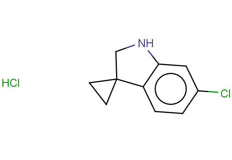 6'-chloro-1',2'-dihydrospiro[cyclopropane-1,3'-indole] hydrochloride
