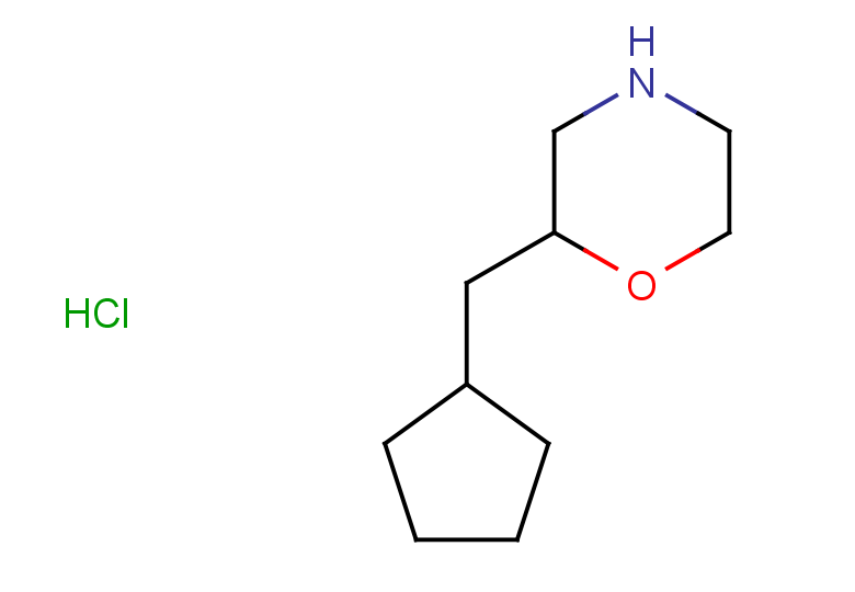 2-(cyclopentylmethyl)morpholine hydrochloride