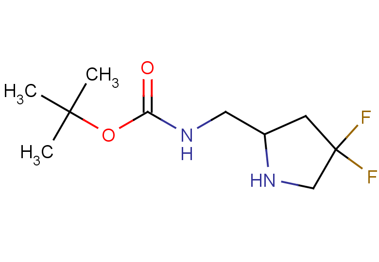 tert-butyl N-[(4,4-difluoropyrrolidin-2-yl)methyl]carbamate