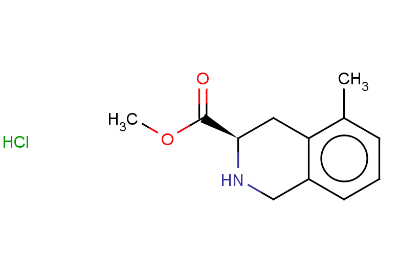 methyl (3R)-5-methyl-1,2,3,4-tetrahydroisoquinoline-3-carboxylate hydrochloride