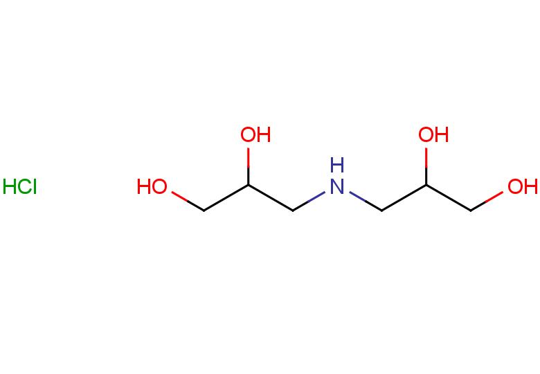 3-[(2,3-dihydroxypropyl)amino]propane-1,2-diol hydrochloride
