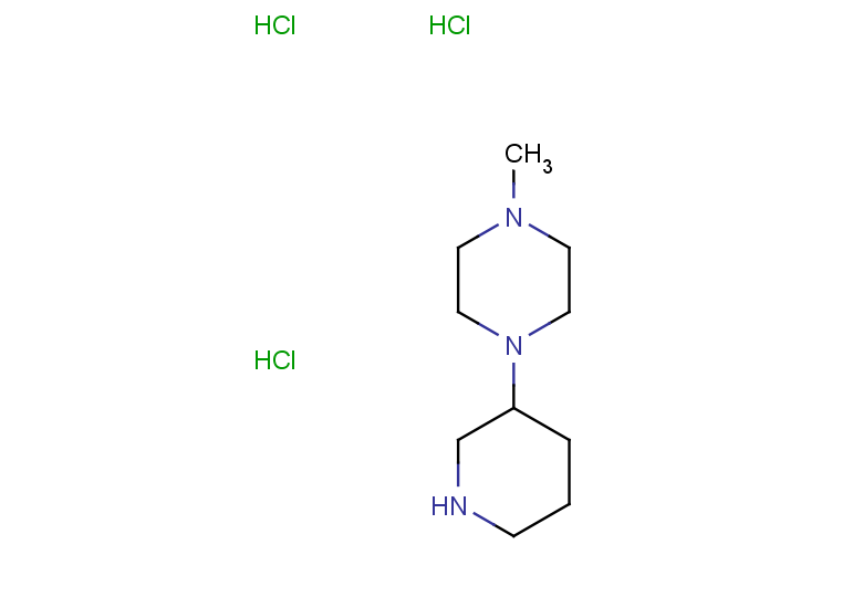 1-methyl-4-(piperidin-3-yl)piperazine trihydrochloride