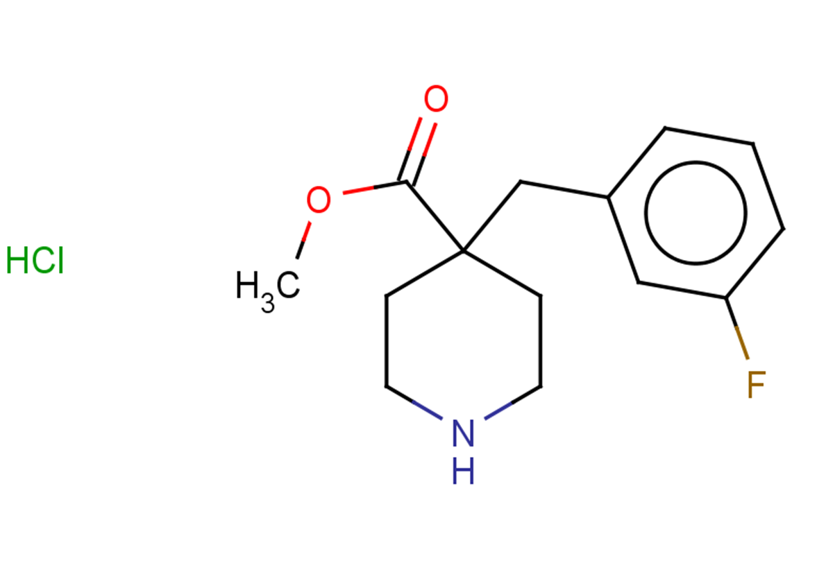 methyl 4-[(3-fluorophenyl)methyl]piperidine-4-carboxylate hydrochloride