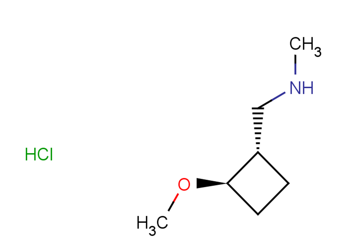 rac-{[(1R,2S)-2-methoxycyclobutyl]methyl}(methyl)amine hydrochloride, trans