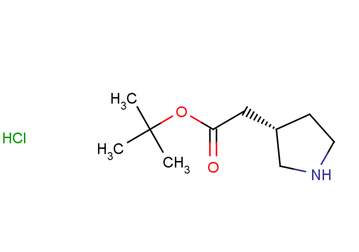 tert-butyl 2-[(3S)-pyrrolidin-3-yl]acetate hydrochloride