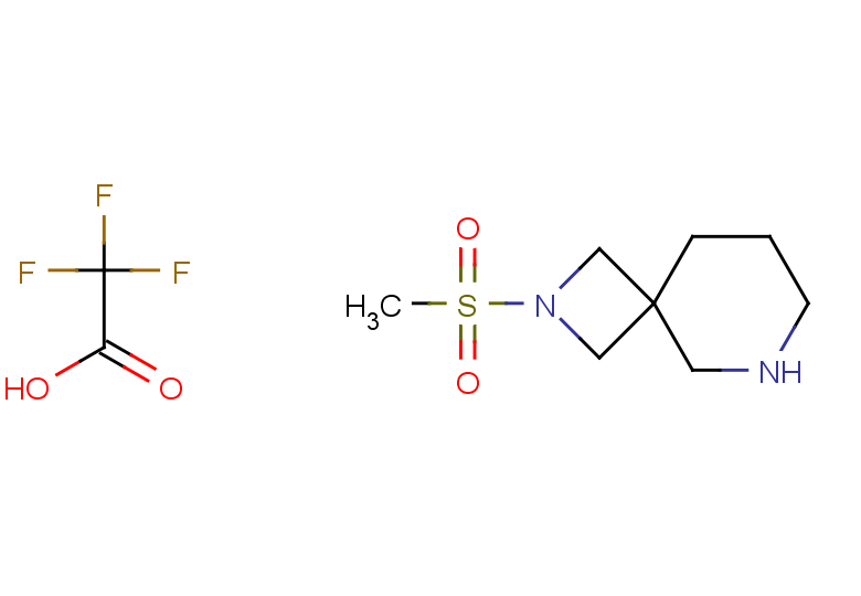 2-methanesulfonyl-2,6-diazaspiro[3.5]nonane, trifluoroacetic acid