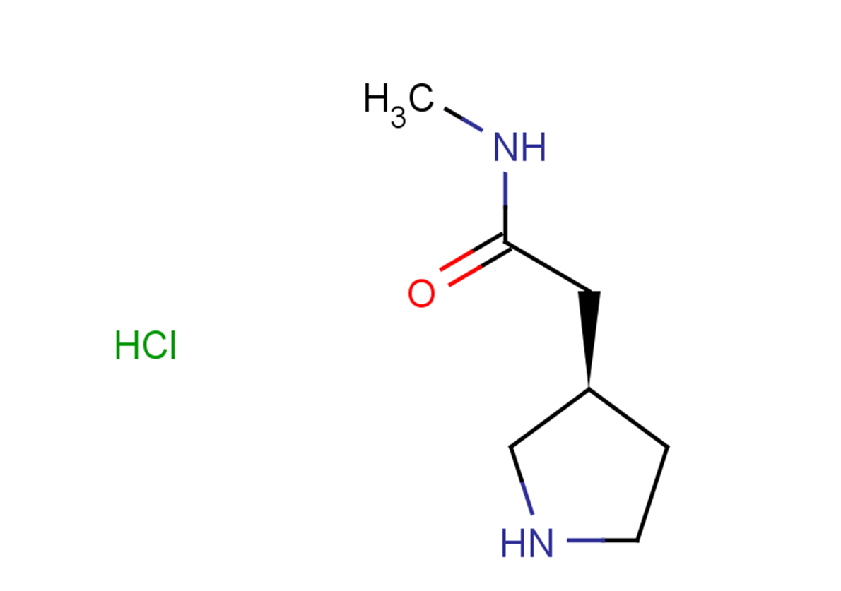 N-methyl-2-[(3R)-pyrrolidin-3-yl]acetamide hydrochloride