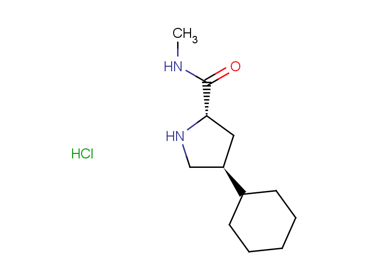 (2S,4S)-4-cyclohexyl-N-methylpyrrolidine-2-carboxamide hydrochloride