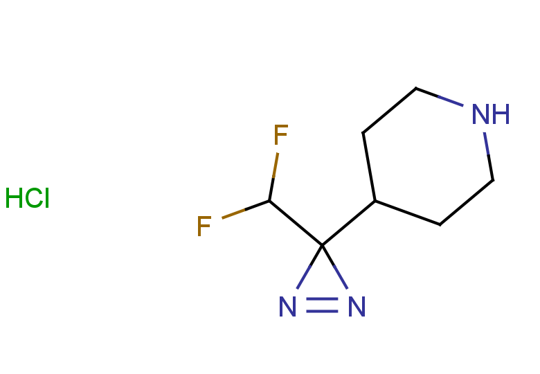 4-[3-(difluoromethyl)-3H-diazirin-3-yl]piperidine hydrochloride