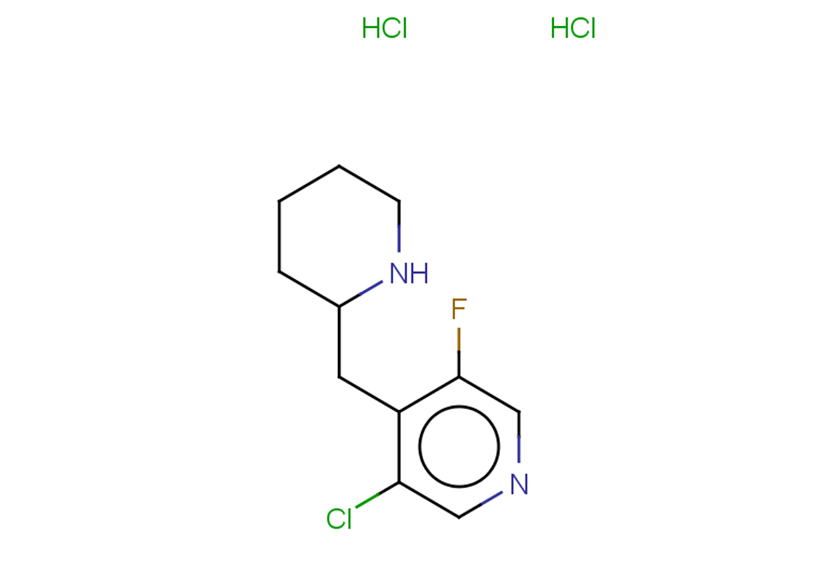 3-chloro-5-fluoro-4-[(piperidin-2-yl)methyl]pyridine dihydrochloride
