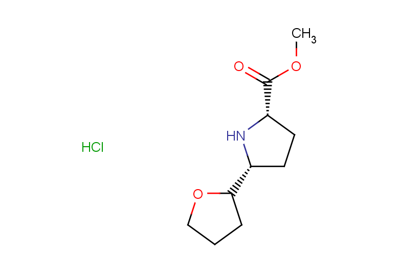 rac-methyl (2R,5S)-5-(oxolan-2-yl)pyrrolidine-2-carboxylate hydrochloride