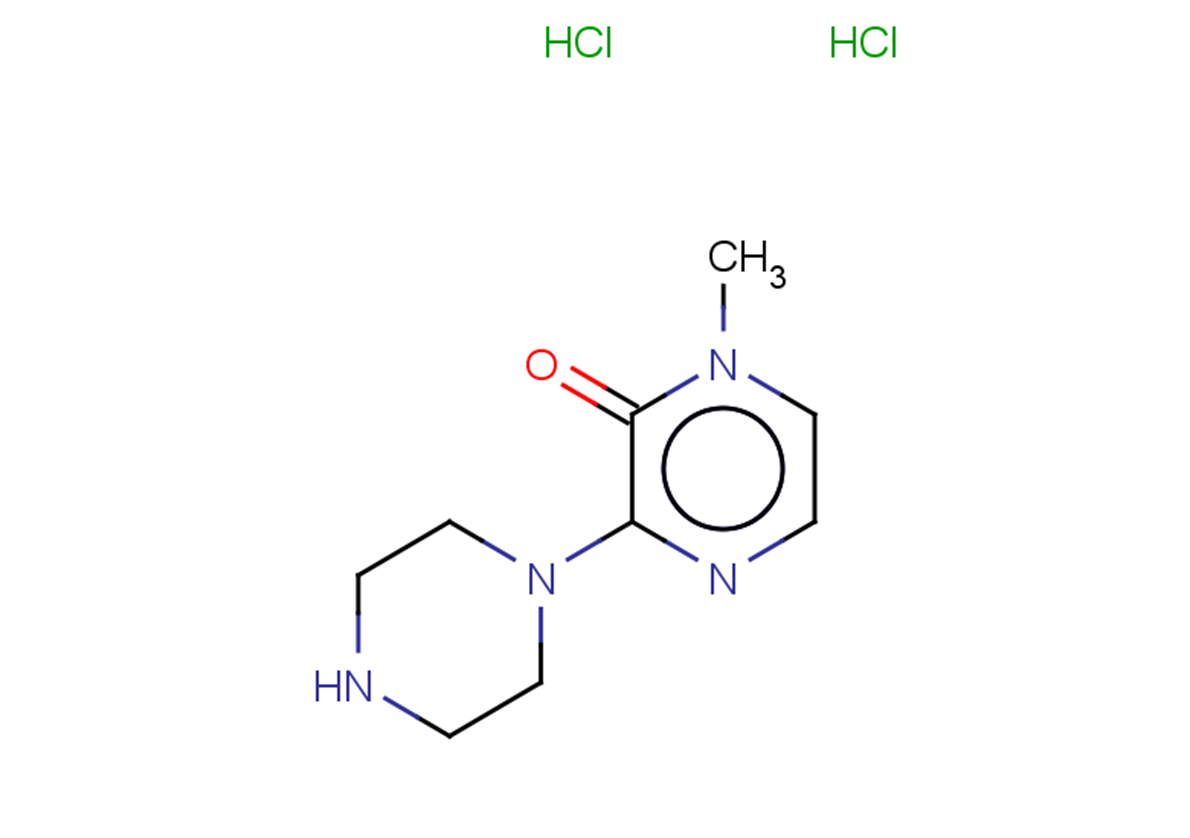 1-methyl-3-(piperazin-1-yl)-1,2-dihydropyrazin-2-one dihydrochloride
