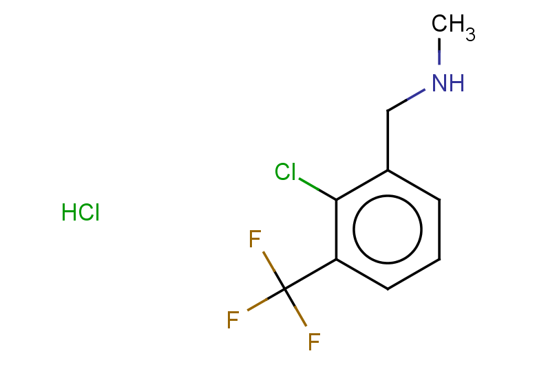 {[2-chloro-3-(trifluoromethyl)phenyl]methyl}(methyl)amine hydrochloride