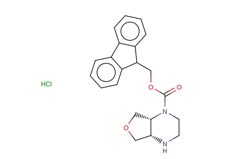 rac-(9H-fluoren-9-yl)methyl (4aR,7aS)-octahydrofuro[3,4-b]pyrazine-1-carboxylate hydrochloride