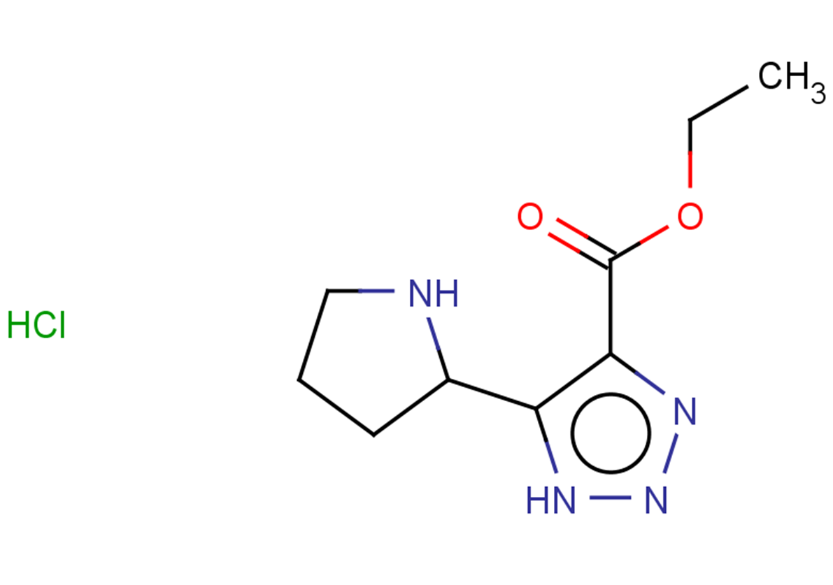 ethyl 5-(pyrrolidin-2-yl)-1H-1,2,3-triazole-4-carboxylate hydrochloride