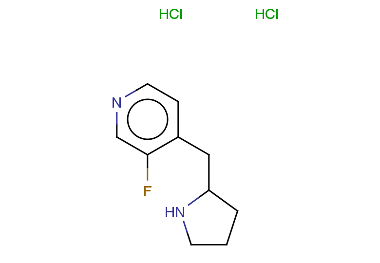 3-fluoro-4-[(pyrrolidin-2-yl)methyl]pyridine dihydrochloride