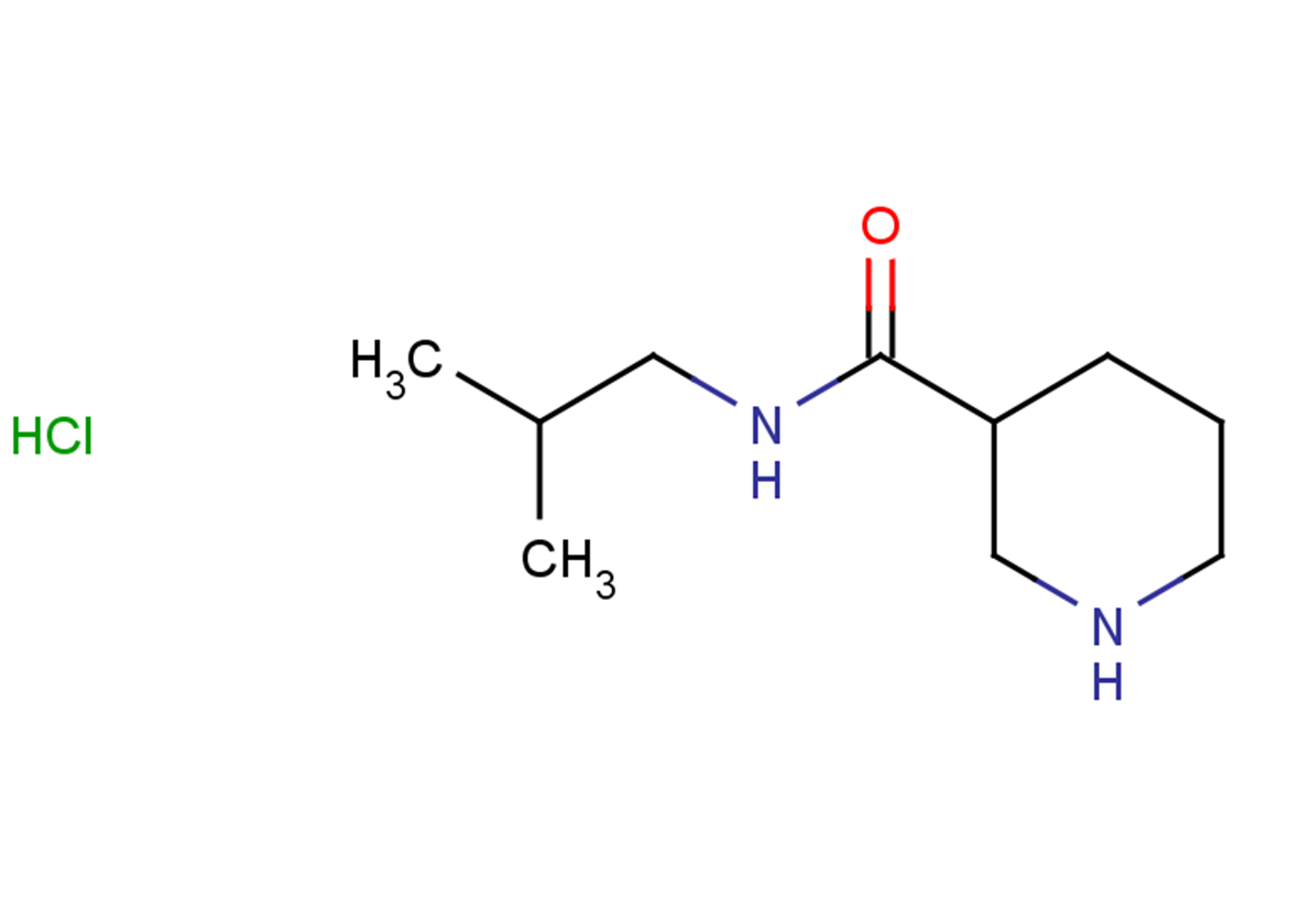 N-(2-methylpropyl)piperidine-3-carboxamide hydrochloride