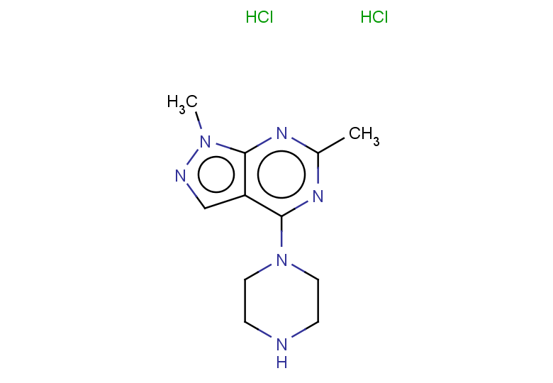 1-{1,6-dimethyl-1H-pyrazolo[3,4-d]pyrimidin-4-yl}piperazine dihydrochloride