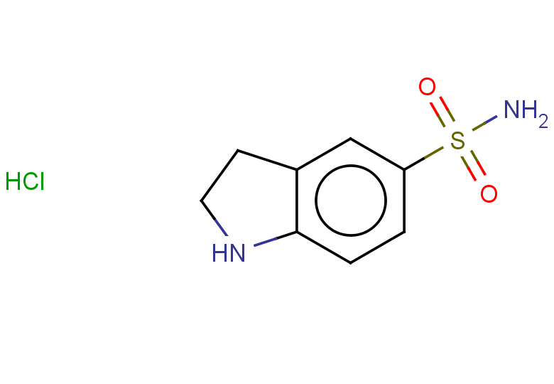 2,3-dihydro-1H-indole-5-sulfonamide hydrochloride