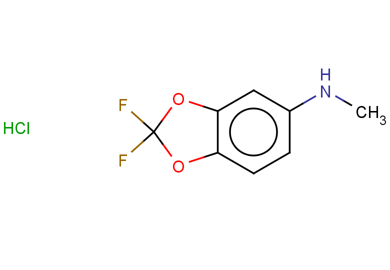 2,2-difluoro-N-methyl-1,3-dioxaindan-5-amine hydrochloride