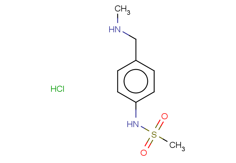 N-{4-[(methylamino)methyl]phenyl}methanesulfonamide hydrochloride