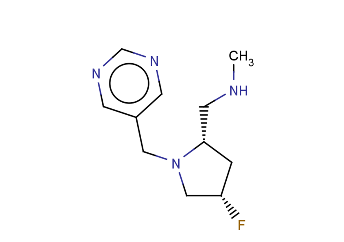 {[(2S,4S)-4-fluoro-1-(pyrimidin-5-ylmethyl)pyrrolidin-2-yl]methyl}(methyl)amine