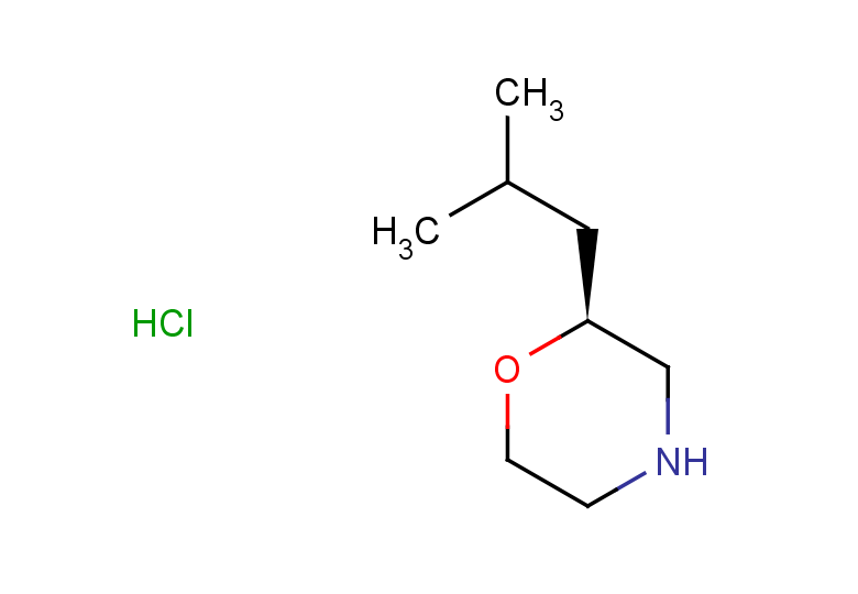 (2S)-2-(2-methylpropyl)morpholine hydrochloride