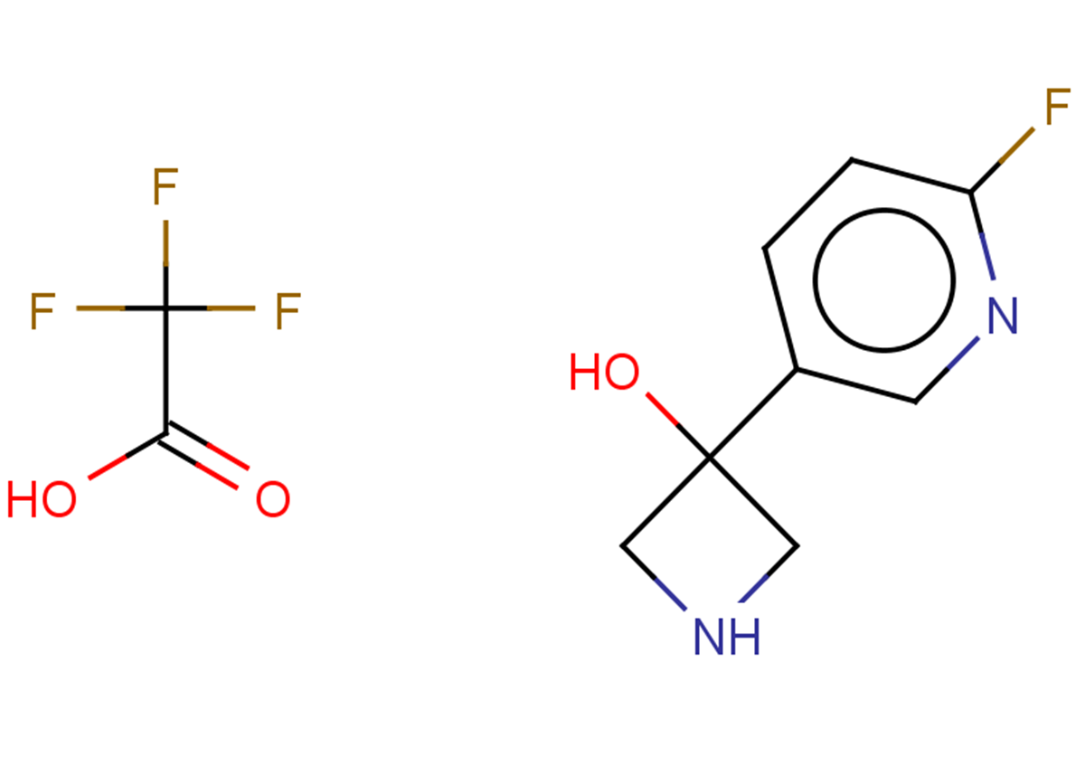 3-(6-fluoropyridin-3-yl)azetidin-3-ol, trifluoroacetic acid