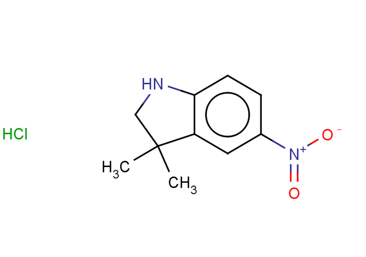3,3-dimethyl-5-nitro-2,3-dihydro-1H-indole hydrochloride
